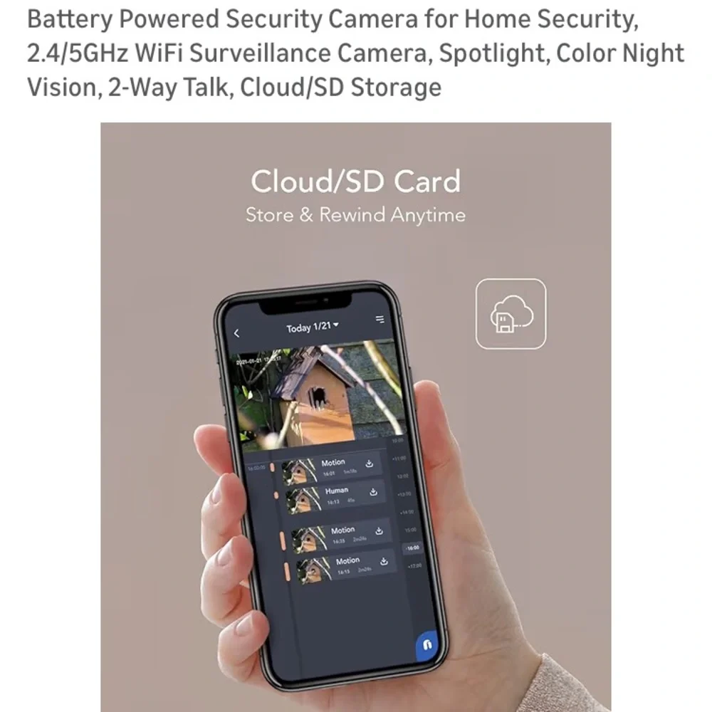 Nooie Tan WiFi Surveillance Camera